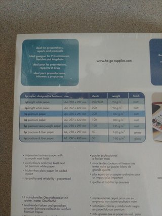 Papel HP 200 muy buena calida.