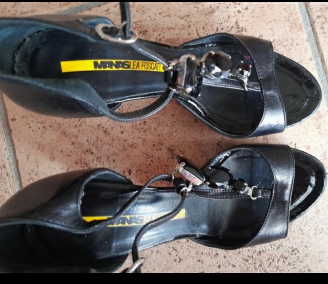 sandali gioiello vera pelle tacco a spillo