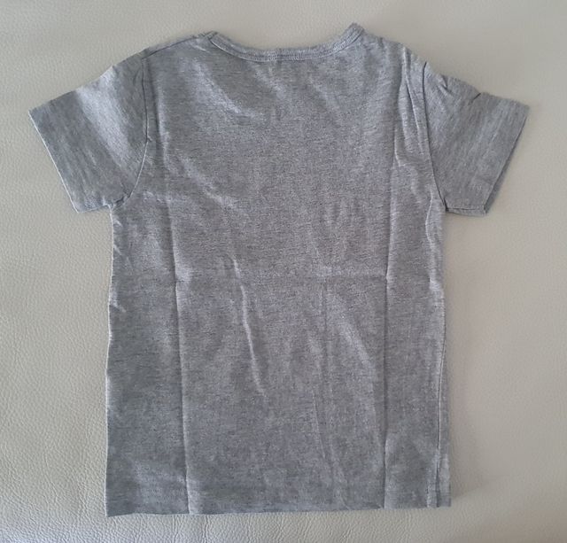Camiseta básica gris Benetton 3-4 años