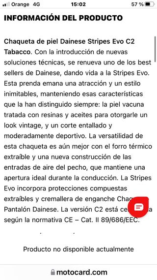 Chaqueta de moto Dainese