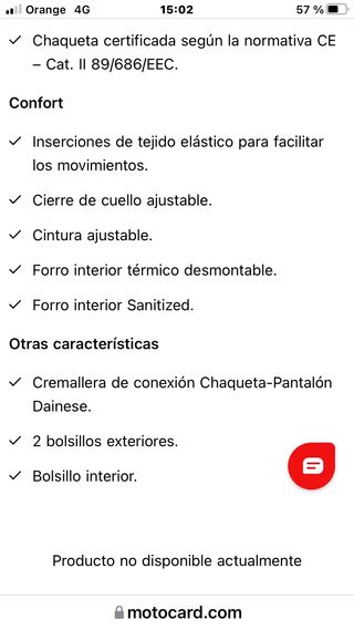 Chaqueta de moto Dainese