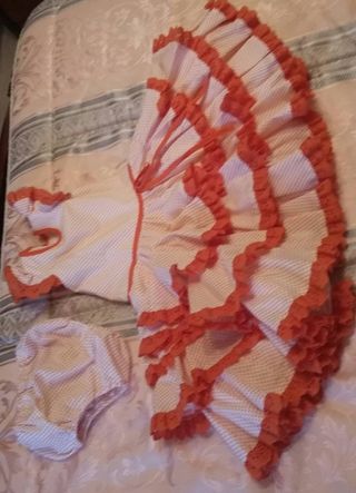 Traje de flamenca para bebé