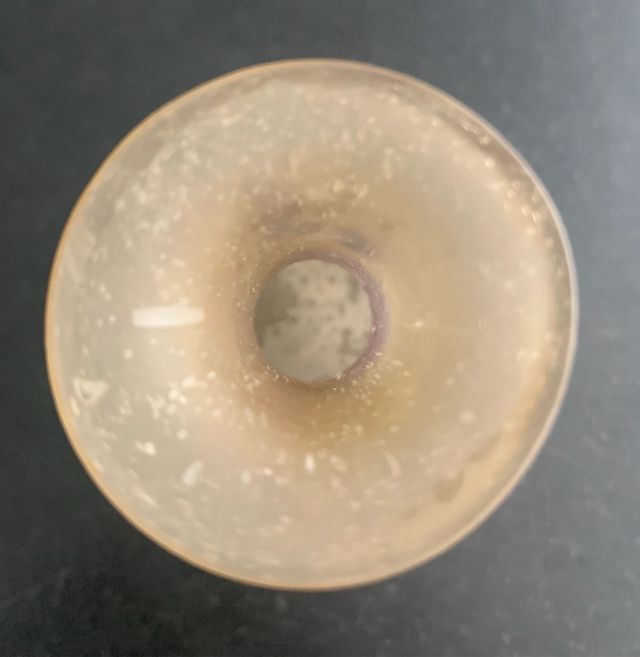 Frasco antiguo vidrio