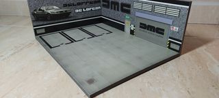 diorama DeLorean