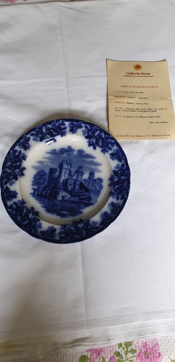 piatto antico inglese