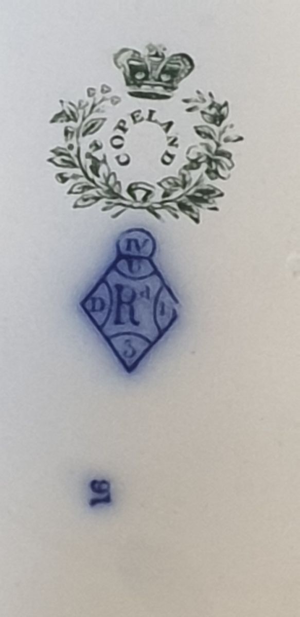 piatto antico inglese