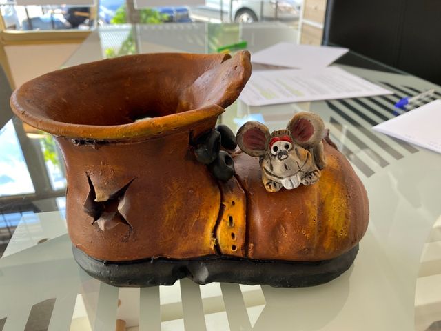 Jarrón, portalapices, decoración