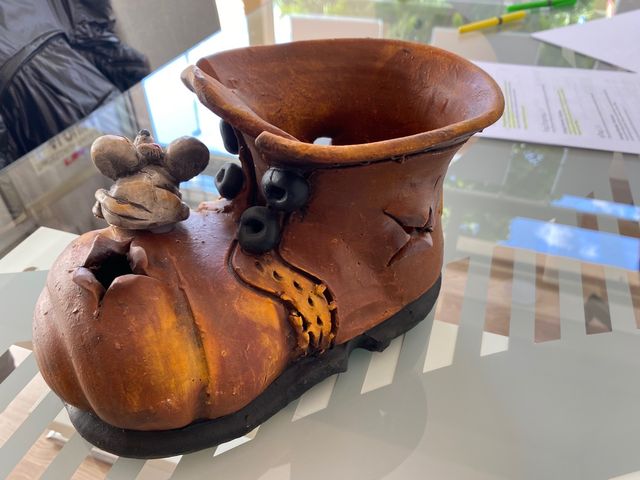 Jarrón, portalapices, decoración