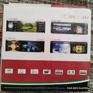 MP5,PLAYER-PARA COCHE