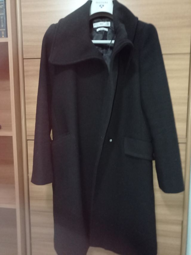 cappotto nero mango taglia 44 italiana