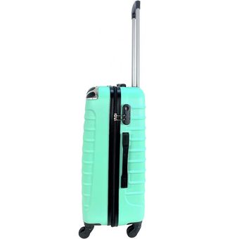 Maleta Mediana Color Verde Agua 65x44x26cm