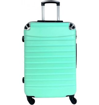 Maleta Mediana Color Verde Agua 65x44x26cm