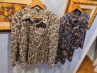 2 BLUSAS ZENDRA ALGODON. Talla XL.