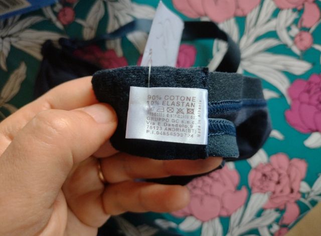 Reggiseno per allattamento blu taglia 5 L