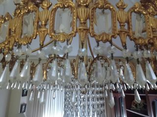 LAMPARA dc cristal de roca