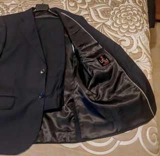 Traje hombre/2 piezas/Azul marino/Latino/52.