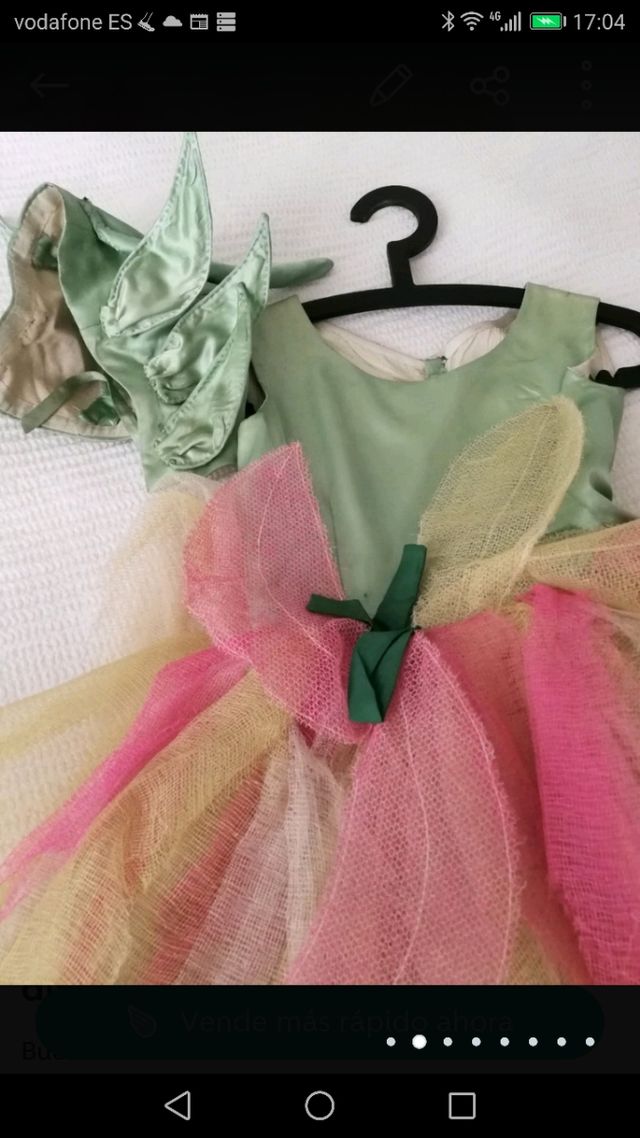 disfraz antiguo infantil