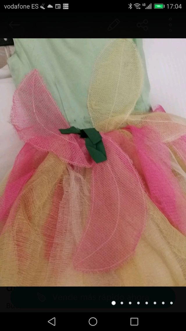 disfraz antiguo infantil