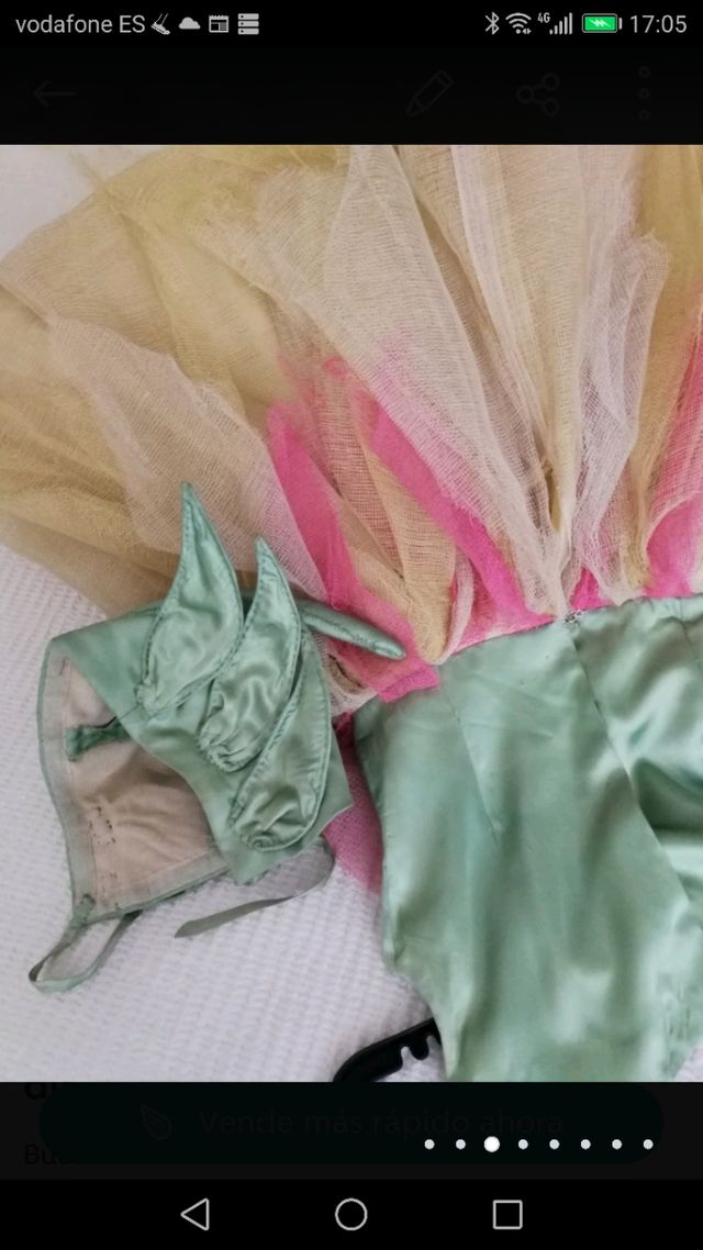 disfraz antiguo infantil