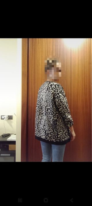 chaqueta oversize mango