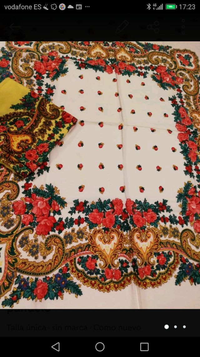 pañuelo traje regional