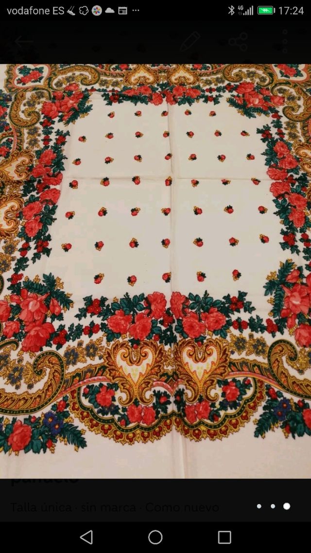 pañuelo traje regional