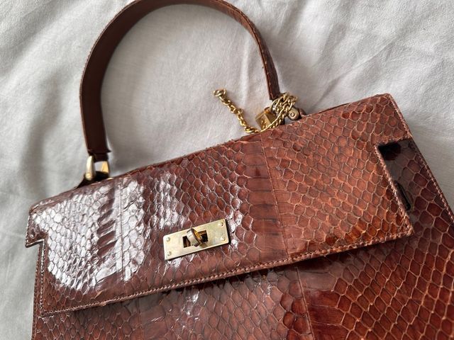 Borsa a mano in pelle