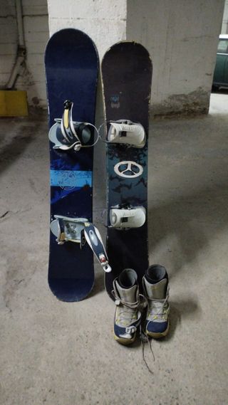 tablas de esquiar