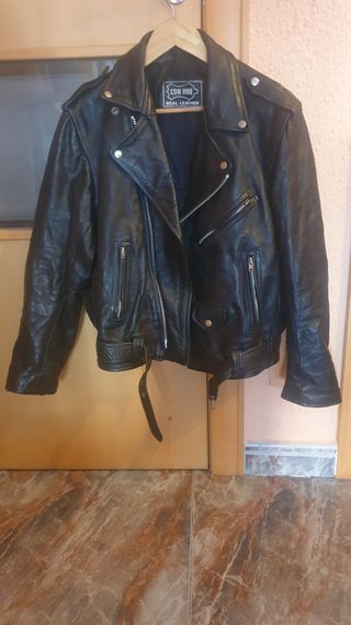 Chaqueta piel cruzada