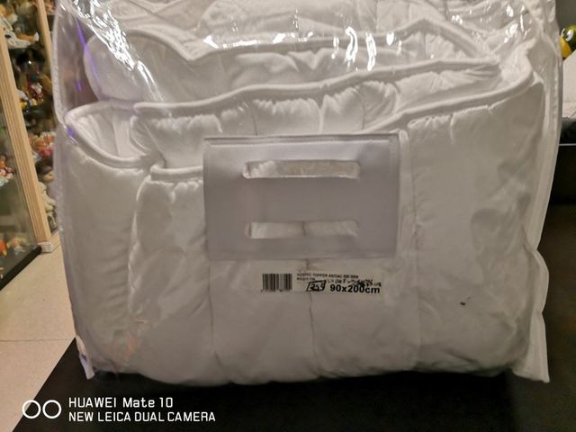 Sobrecolchon nordico antiacaros, cama 90 por ,25€