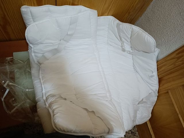 Sobrecolchon nordico antiacaros, cama 90 por ,25€