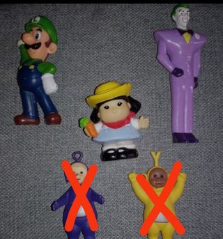Lote bootlegs McDonald's BK plástico y PVC duro 