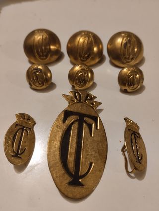 lote insignia militar antiguo 