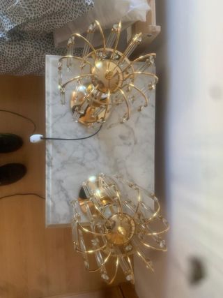 2 x 50€ - Lámparas de mesilla vintage