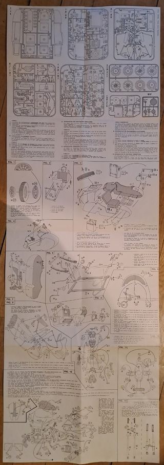 BMW R75 con sidecar Maqueta 1/9 ESCI