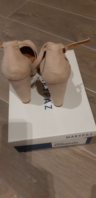 zapatos de tacon de verano de ante nuevos