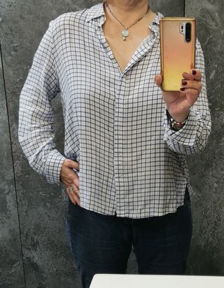 Camisa Mango manga larga