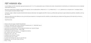 Pareja de altavoces biamplificados