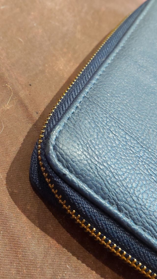 Original billetero con departamento para monedas