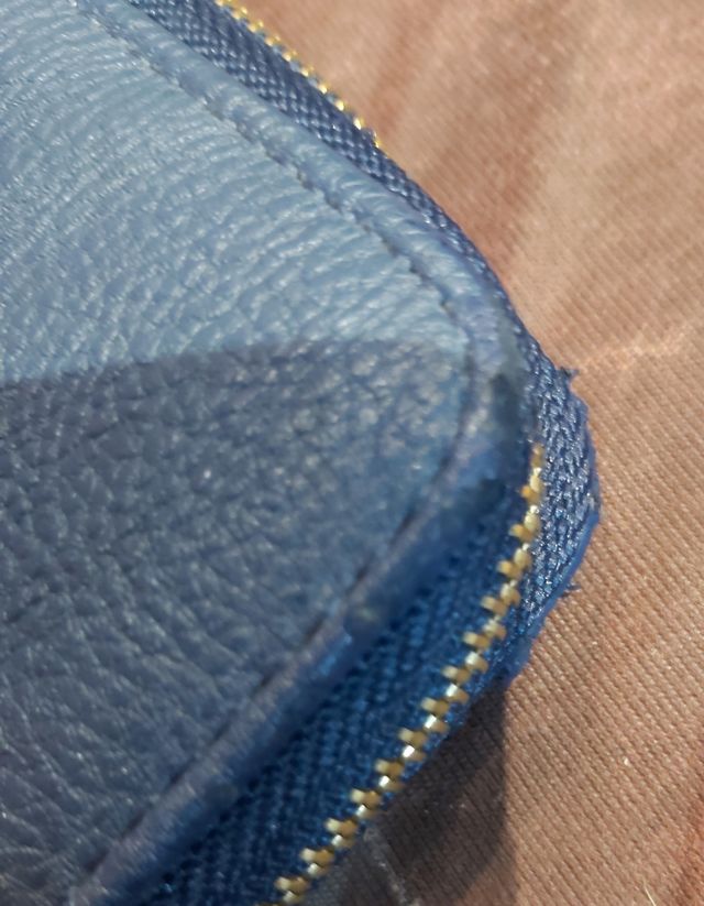 Original billetero con departamento para monedas