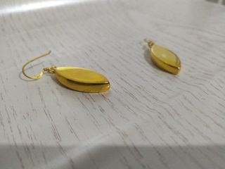 pendientes Plata dorada