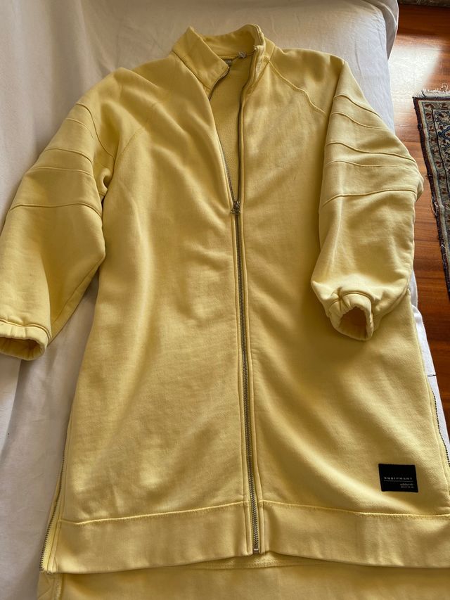 Adidas Felpa zip oversize
