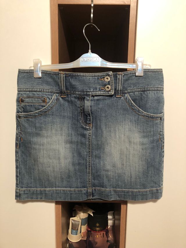 Minigonna in jeans di Ann Taylor Loft