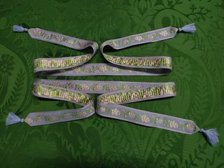 LLIGACAMES NUEVO liga para medias Lila con borlas