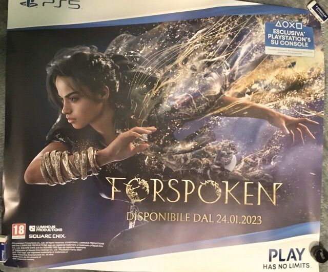 Forspoken poster ufficiale Ps4 Ps5