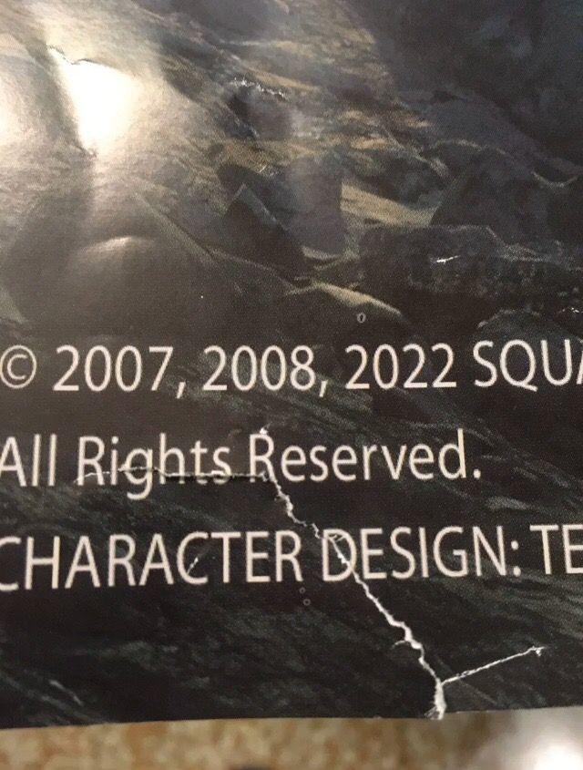 Crisis core reunion final fantasy poster ufficiale