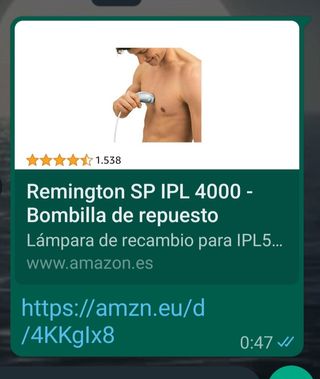 Depiladora Laser Remington i-light