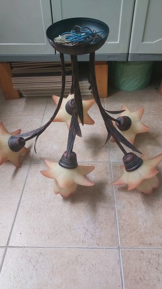 Lámpara de tulipanes