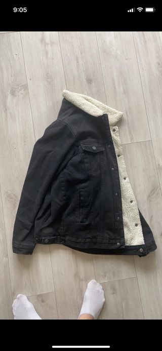 Chaqueta vaquera con terciopelo