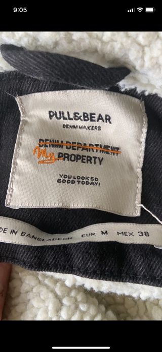 Chaqueta vaquera con terciopelo